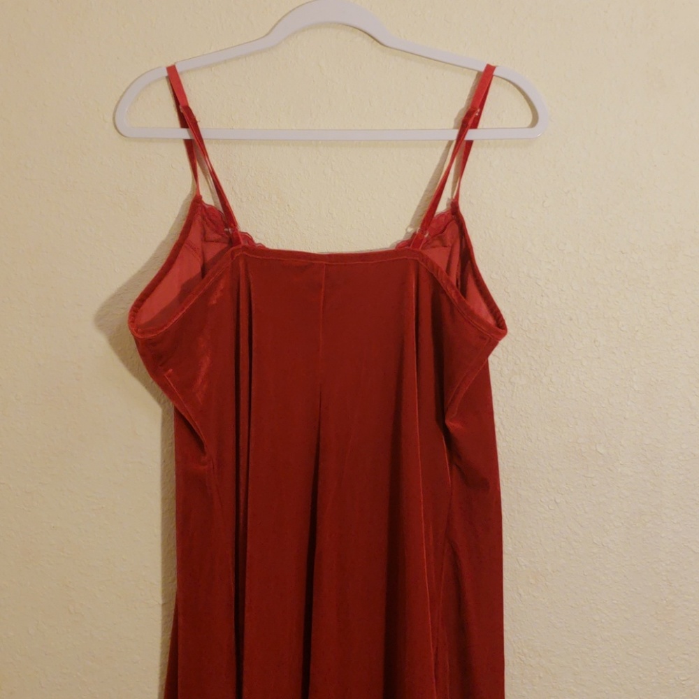 Lane Bryant Intimates Red Long Dress - Picture 6 of 7